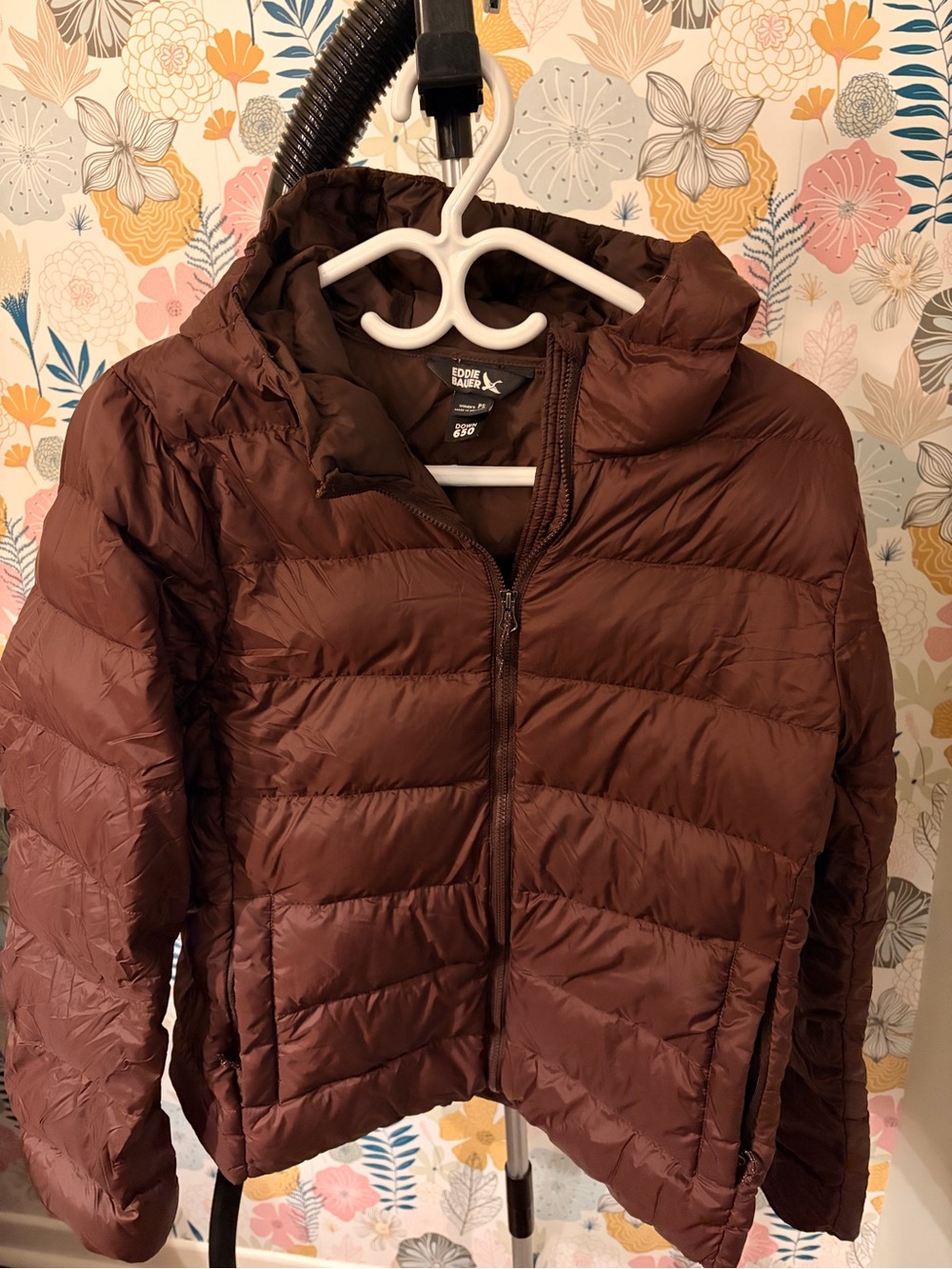 Eddie Bauer Lightweight Quilted Puffer Jacket - Dark Brown